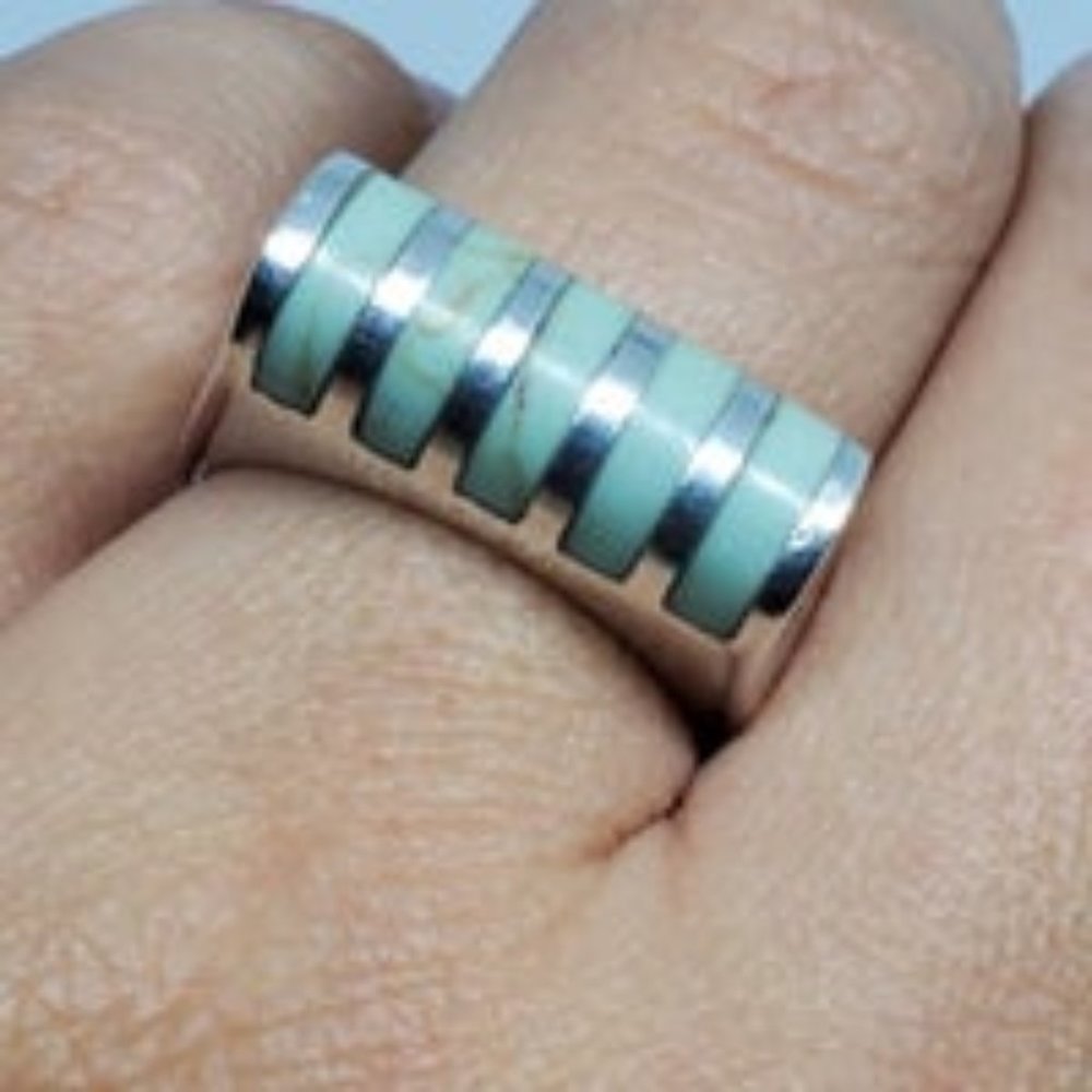 Real .925 Sterling Silver Dome Ring